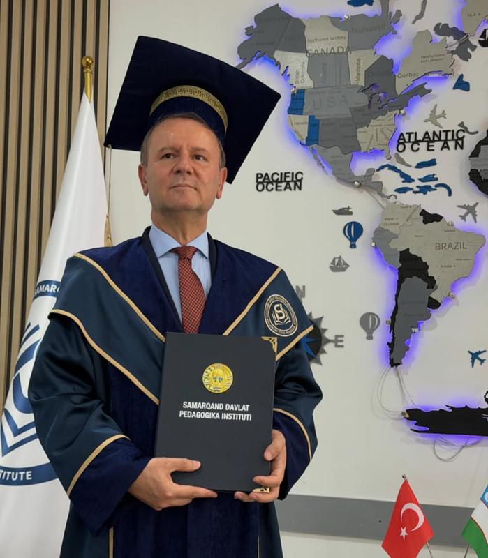 Üniversitemiz Rektörü Prof. Dr. Orhan Baş’a Fahri Profesörlük Ünvanı Verildi