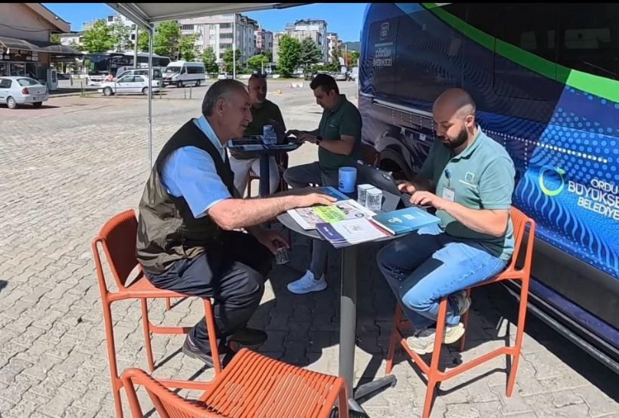 ÇÖZÜM MERKEZİ FATSA VE ULUBEY’DE VATANDAŞIN YANINDA