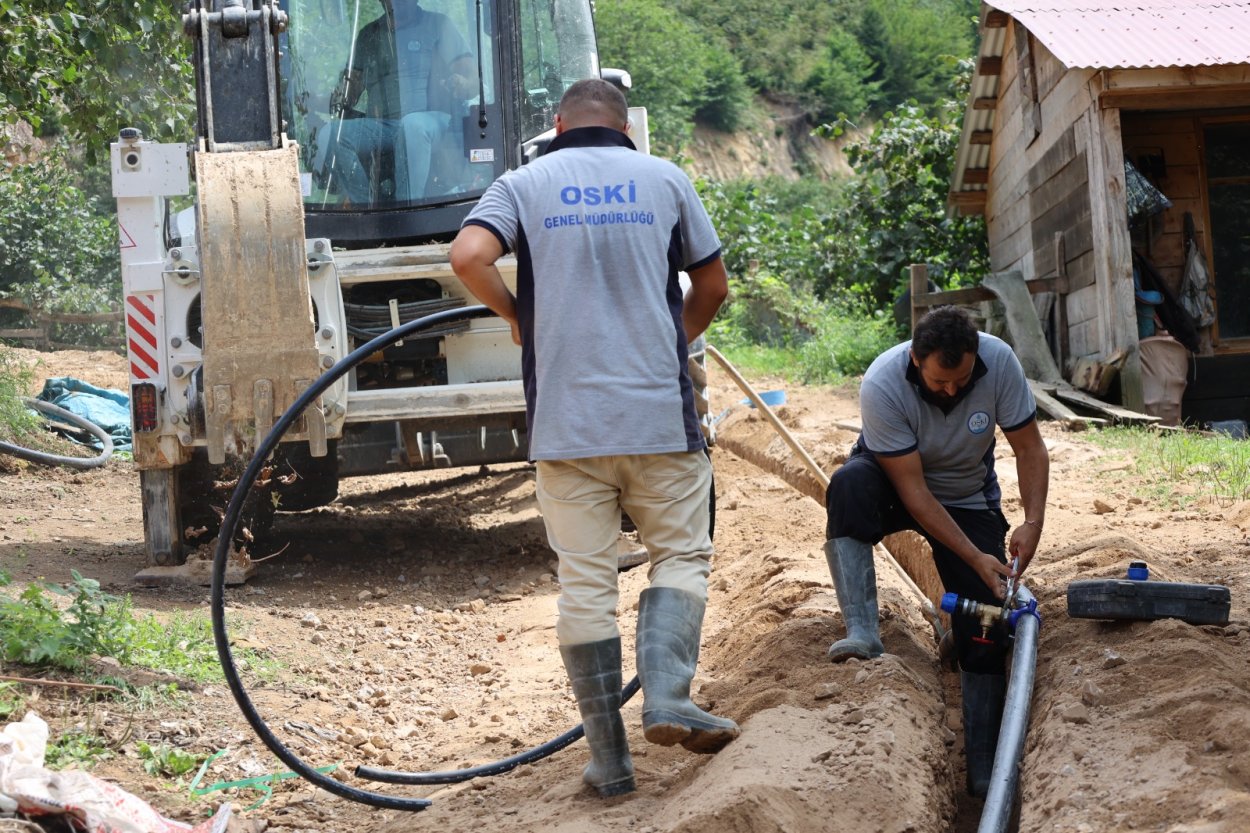 GÖLKÖY İÇYAKA MAHALLESİ İÇME SUYUNA KAVUŞUYOR