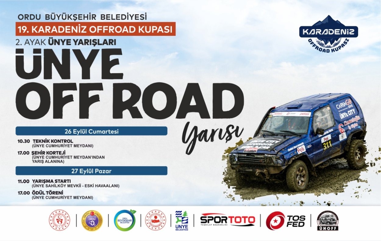 OFF ROAD TUTKUNLARI ÜNYE’DE BULUŞACAK