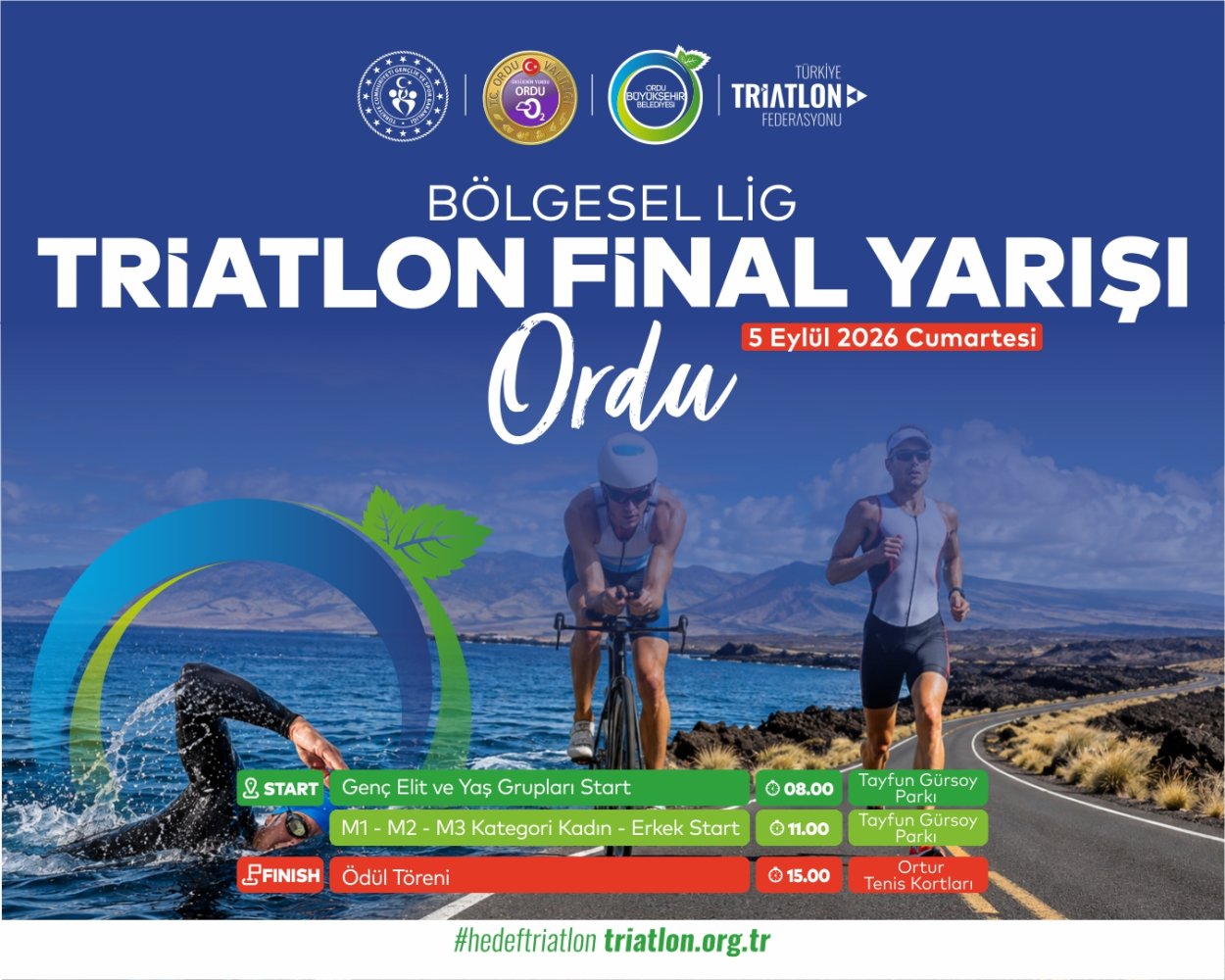TRİATLON HEYECANI ORDU’DA BAŞLIYOR