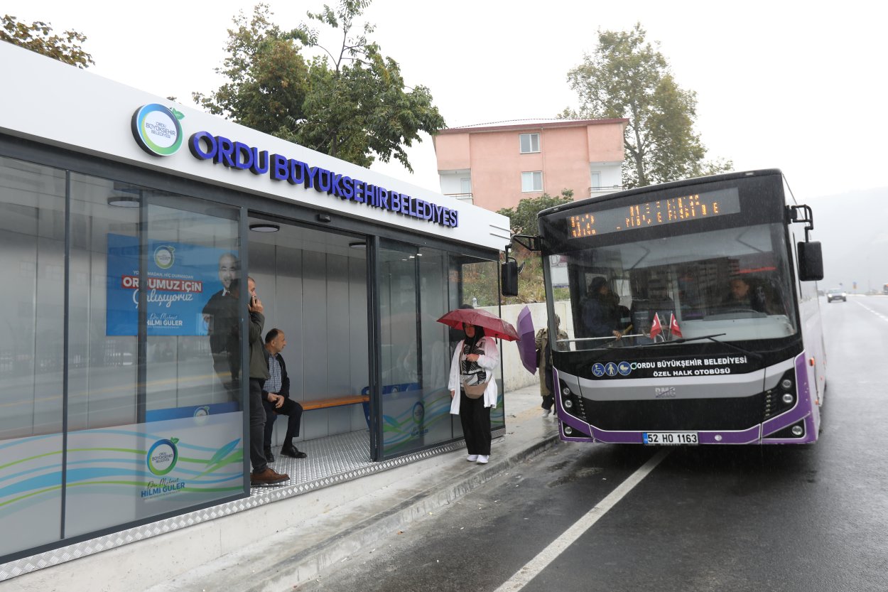 ORDU ŞEHİR HASTANESİ’NE MODERN DURAK KONFORU