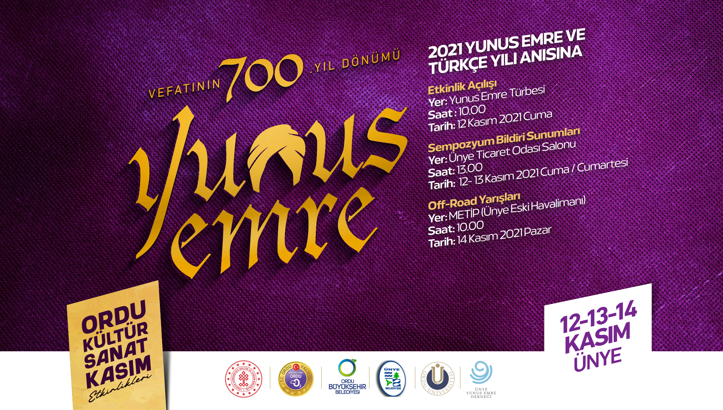 2021 Yılı Yunus Emre Yılı Etkinlikleri
