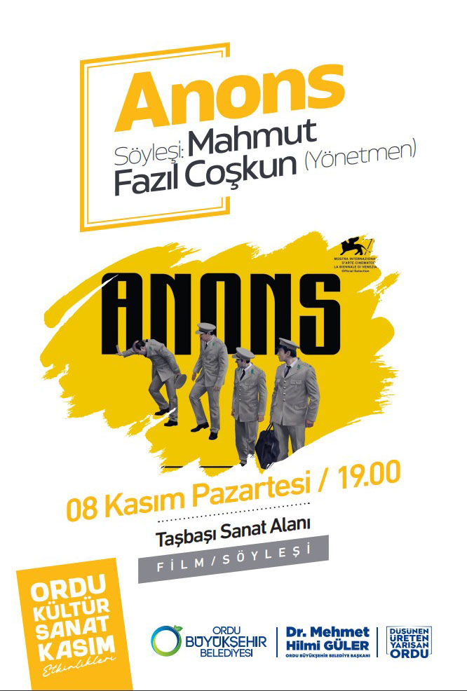 Anons : Mahmut Fazıl Coşkun
