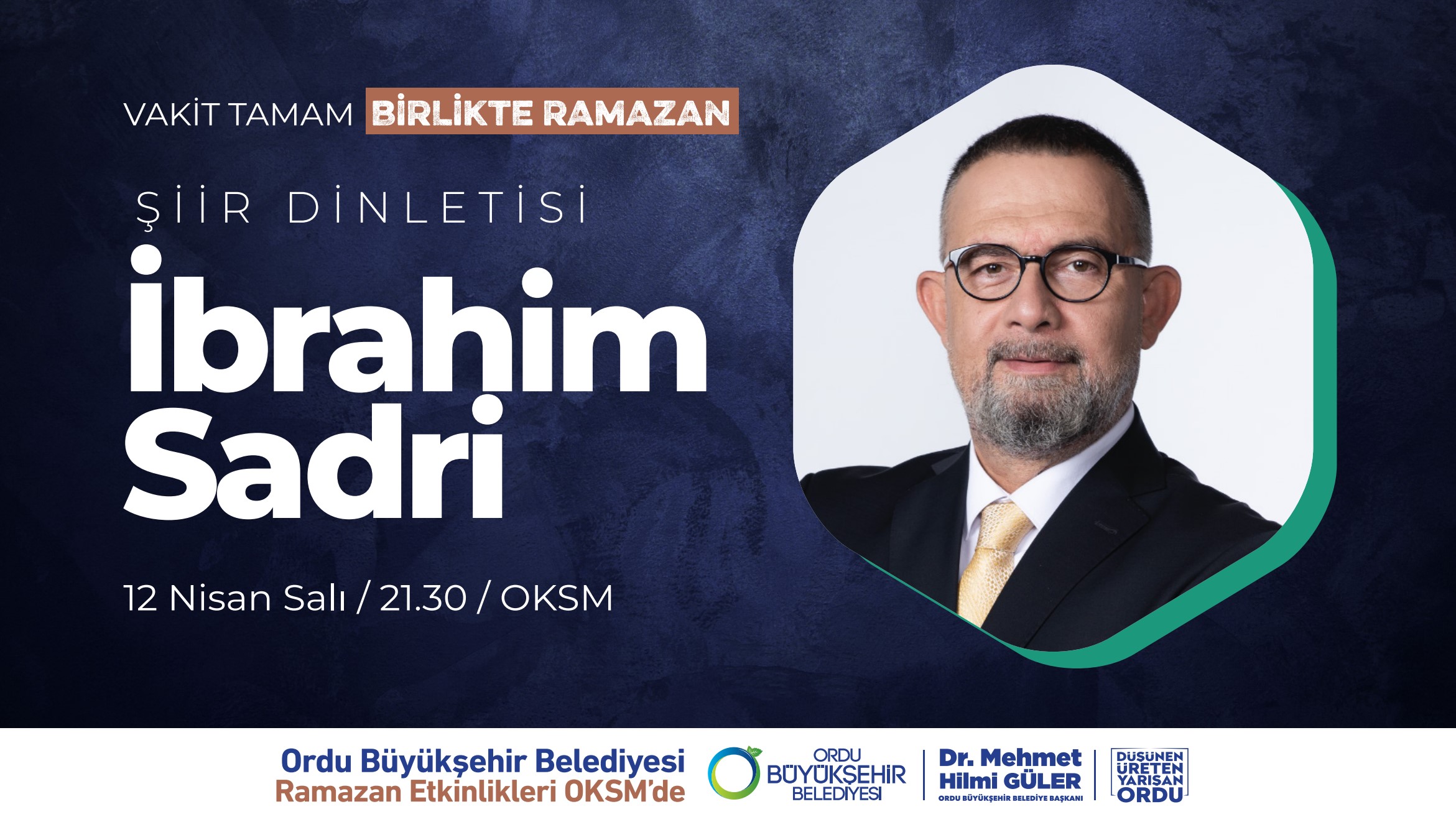 İbrahim Sadri ile Şiir Dinletisi